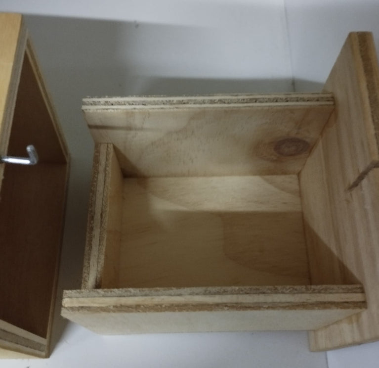 NIDO ESOTICI IN LEGNO CASSETTO ESTRAIBILE