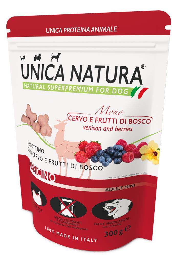 Ossicino - biscottino con Cervo e Frutti di Bosco Unica Natura