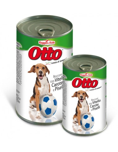 OTTO RAGGIO DI SOLE BOCCONI CON VITELLO,CAROTE E PISELLI