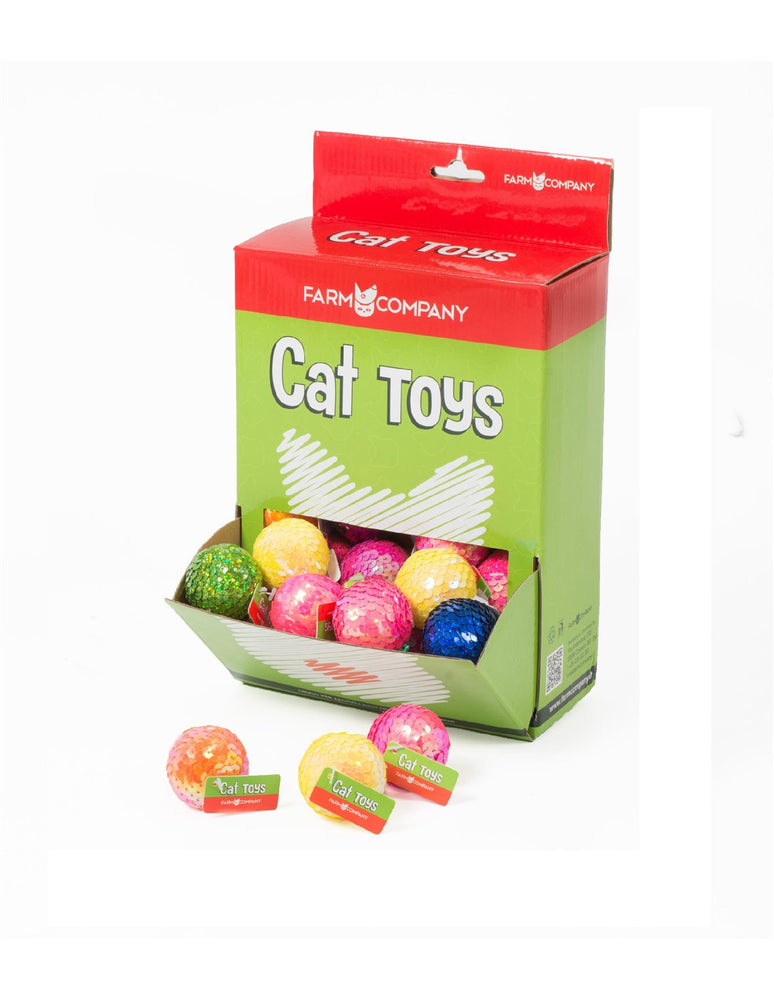 PALLINE GATTO CON PAILLETTES