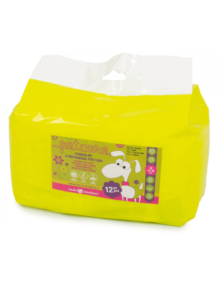 PANNOLINI A MUTANDINA PER CANI 12 PZ
