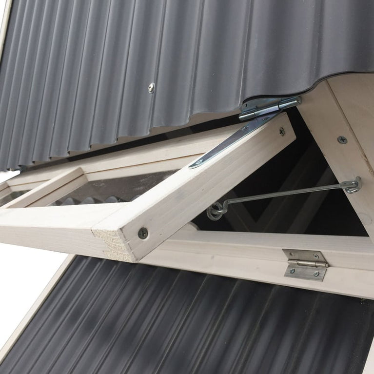 Pollaio in legno con recinto - 6 a 8 galline - Mimosa