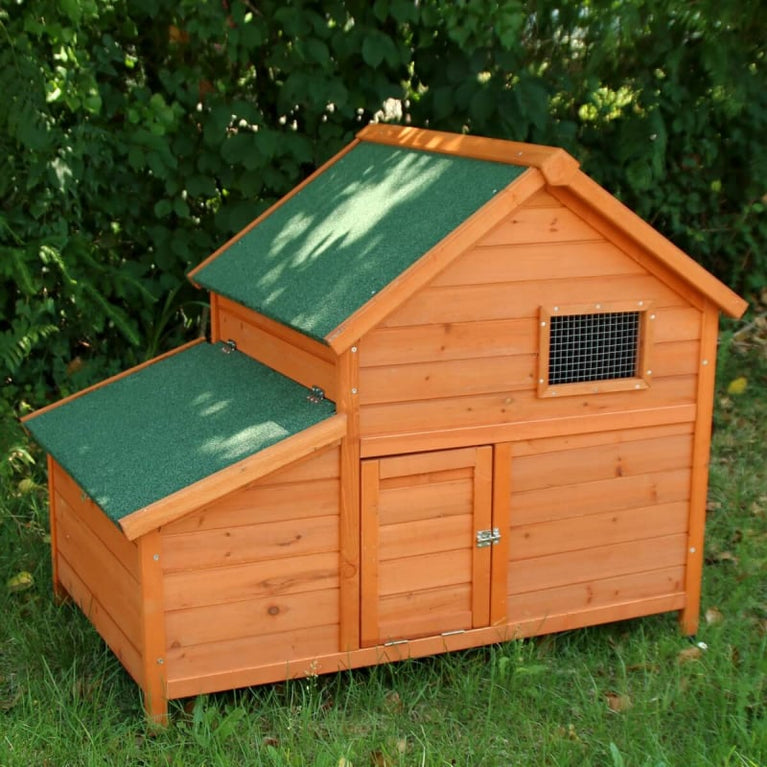 Tino – Pollaio in Legno per 2 Galline con Nido e Recinto - Sanny Passione Ornitologica