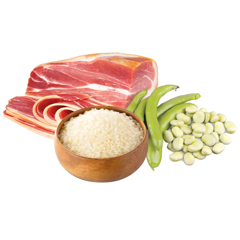 UNICA NATURA CROCCHETTE PROSCIUTTO CRUDO,RISO E FAVINI - Sanny Passione Ornitologica