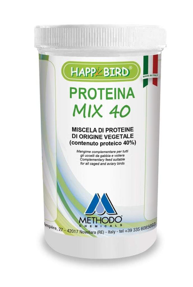 PROTEINA MIX 40% di origine Vegetale Happy Bird