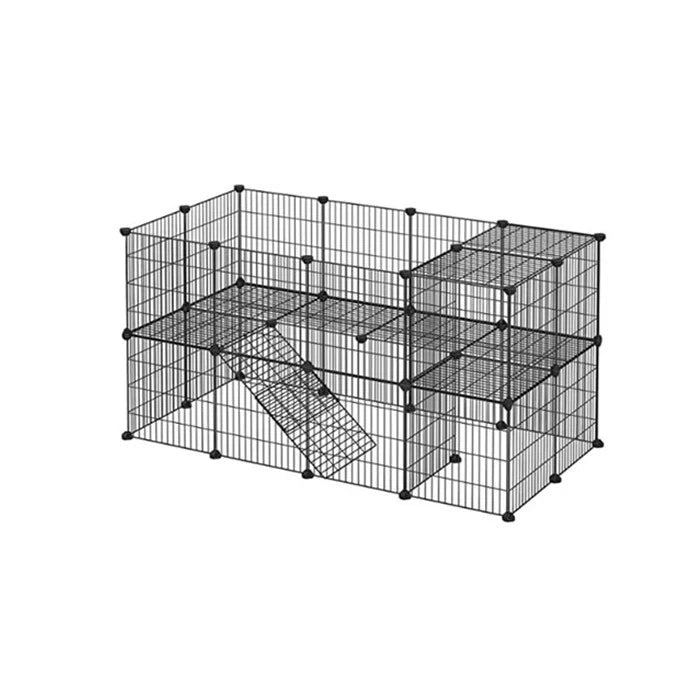 Recinto modulabile Jolly - Set completo per conigli, roditori