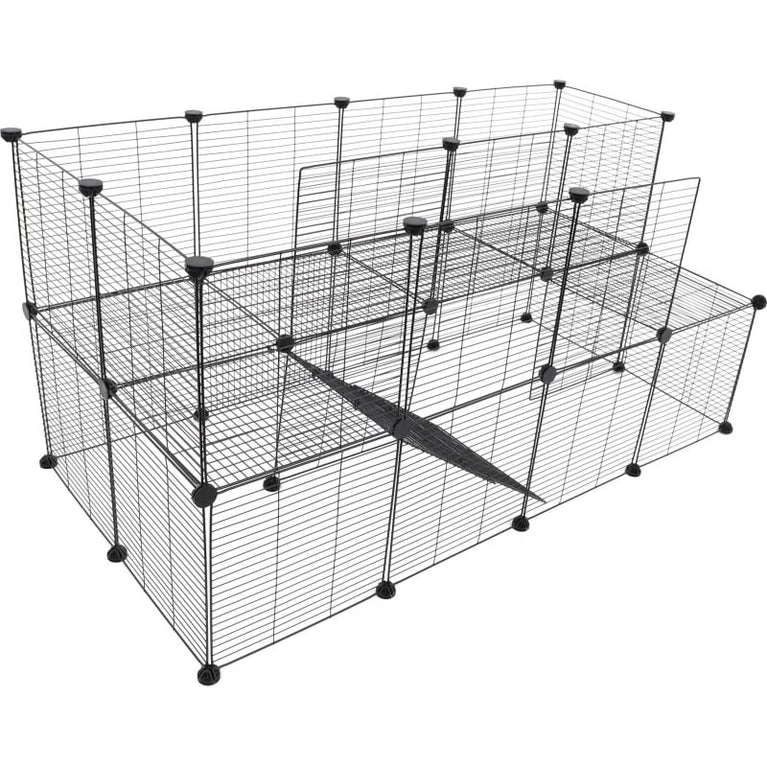 Recinto modulabile Jolly - Set completo per conigli, roditori