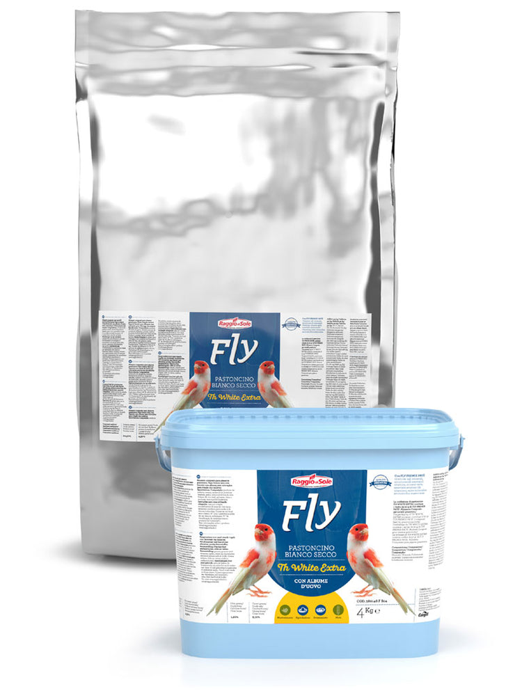 TH WHITE EXTRA – FLY PATÉ
Raggio di Sole
Alimento complementare per uccelli ornamentali (granivori)