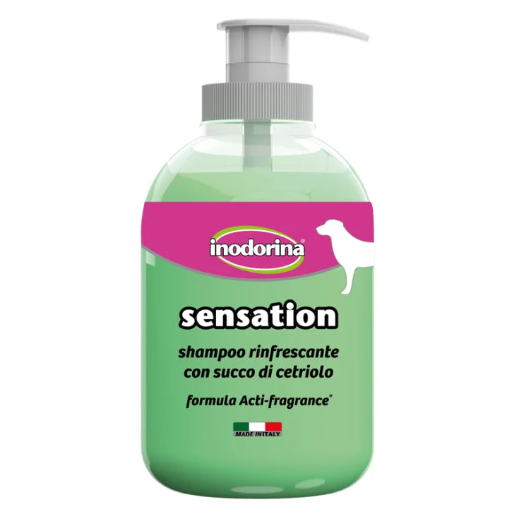 Inodorina Sensation Shampoo Rinfrescante Succo di Cetriolo 300ml - Sanny Passione Ornitologica