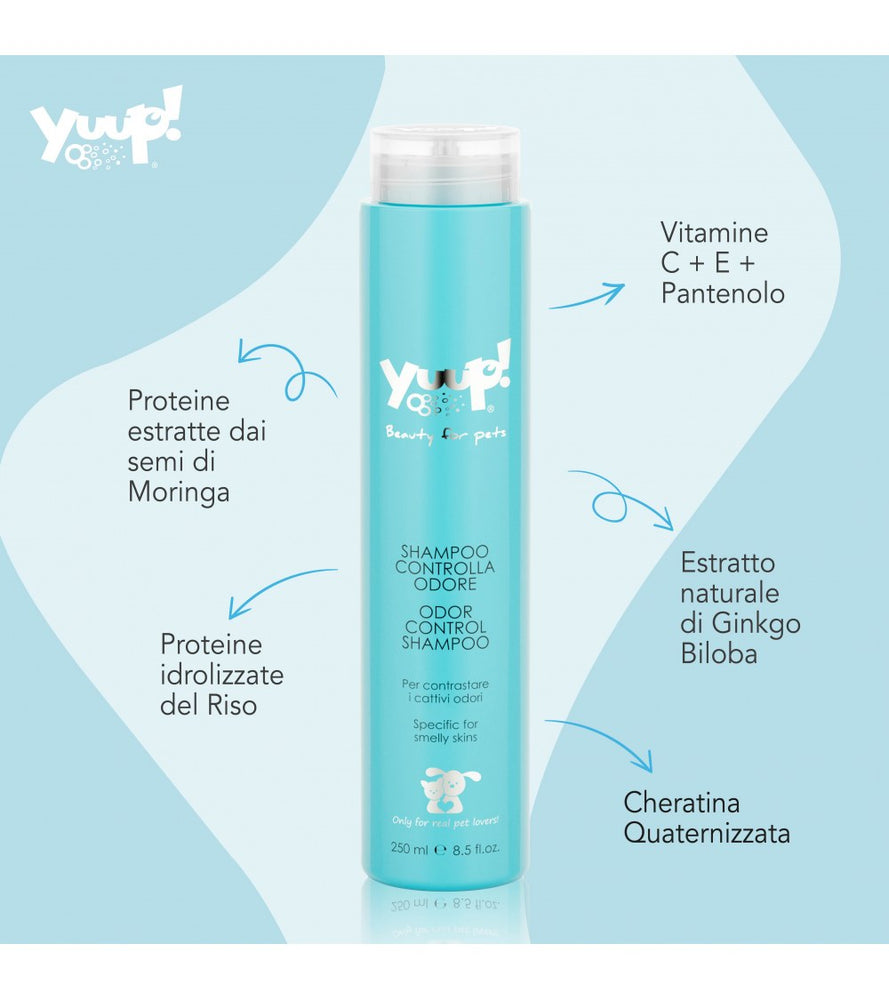Shampoo Controlla Odore Yuup! – Detergente Anti Odori per Cani e Gatti 250ml