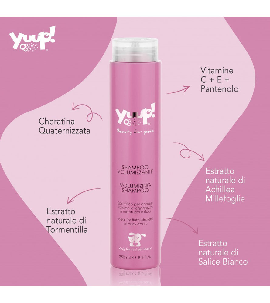 Shampoo Volumizzante Yuup! – Leggerezza e Volume per Pelo Liscio e Riccio 250ml