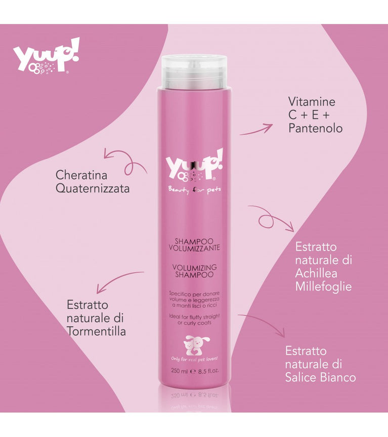 Shampoo Volumizzante Yuup! – Leggerezza e Volume per Pelo Liscio e Riccio 250ml