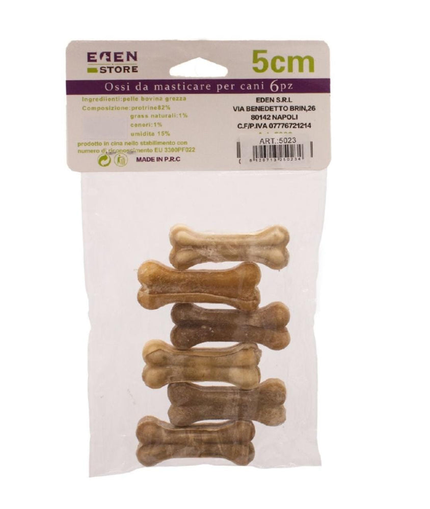 OSSI IN PELLE BOVINA MINI 5CM