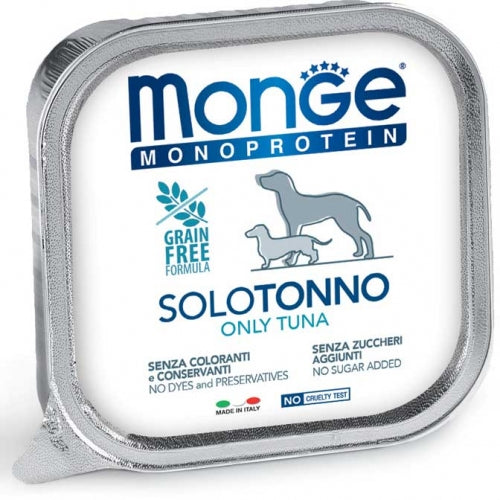 MONGE MONOPROTEICO SOLO TONNO ONLY TUNA - Sanny Passione Ornitologica