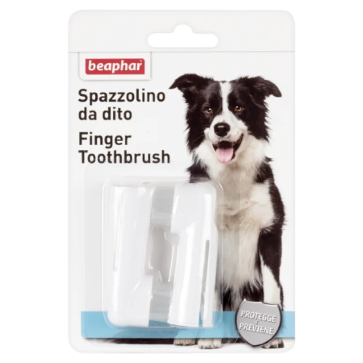 SPAZZOLINO DA DITO PER CANI BEAPHAR