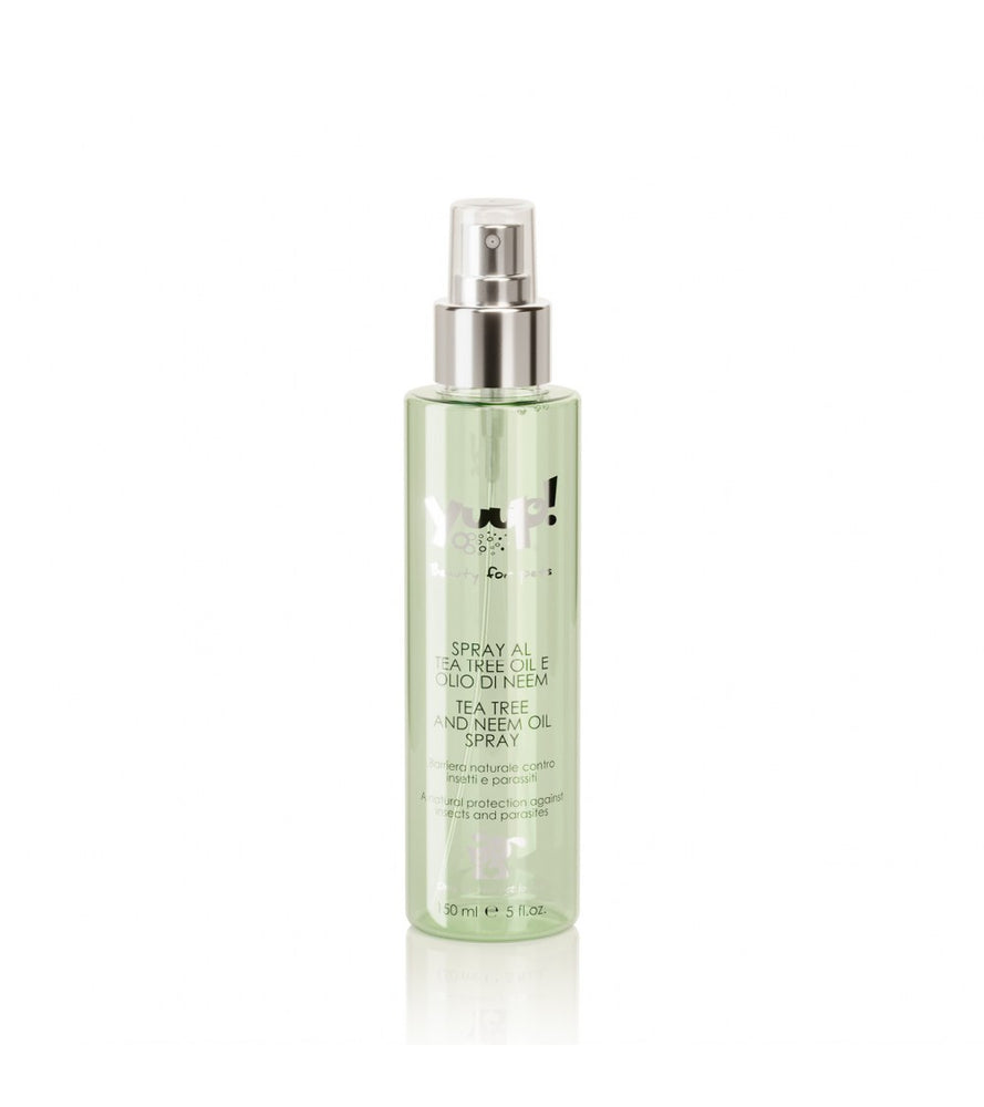 Yuup! Spray Repellente Naturale Tea Tree Oil e Neem per Cani e Gatti 150 ml