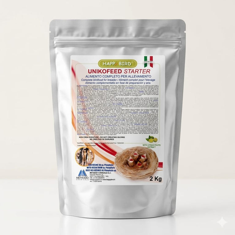 Uniko Feed Starter - Alimento Completo per Uccelli Granivori