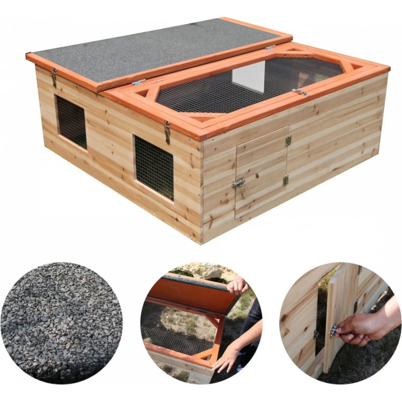 Terrario per tutte le stagioni per le tartarughe Zolia Vico