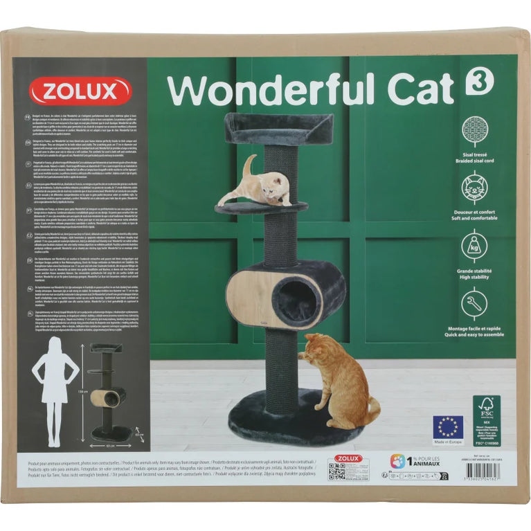 Tiragraffi - 158 cm - Wonderful Cat 3 - 2 colori disponibili