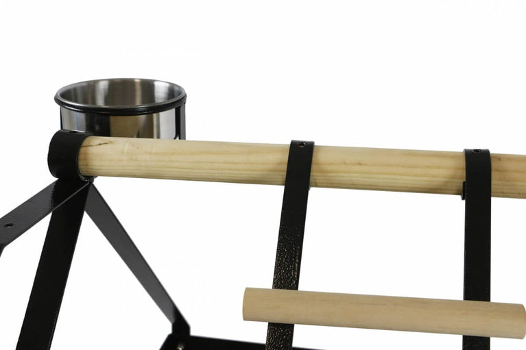 TRESPOLO PER PAPPAGALLI IN FERRO BATTUTO SANNY