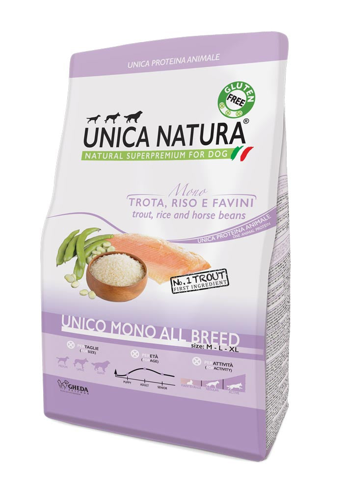 Trota, Riso e Favini - UNICO MONO ALL BREED Unica Natura