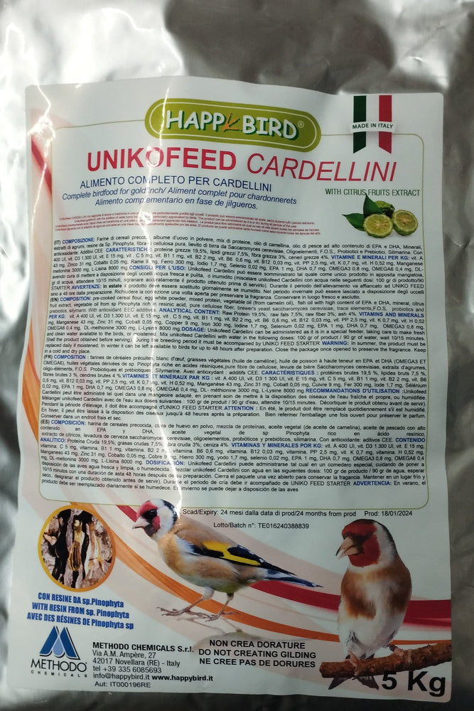UNIKOFEED CARDELLINI - Sanny Passione Ornitologica