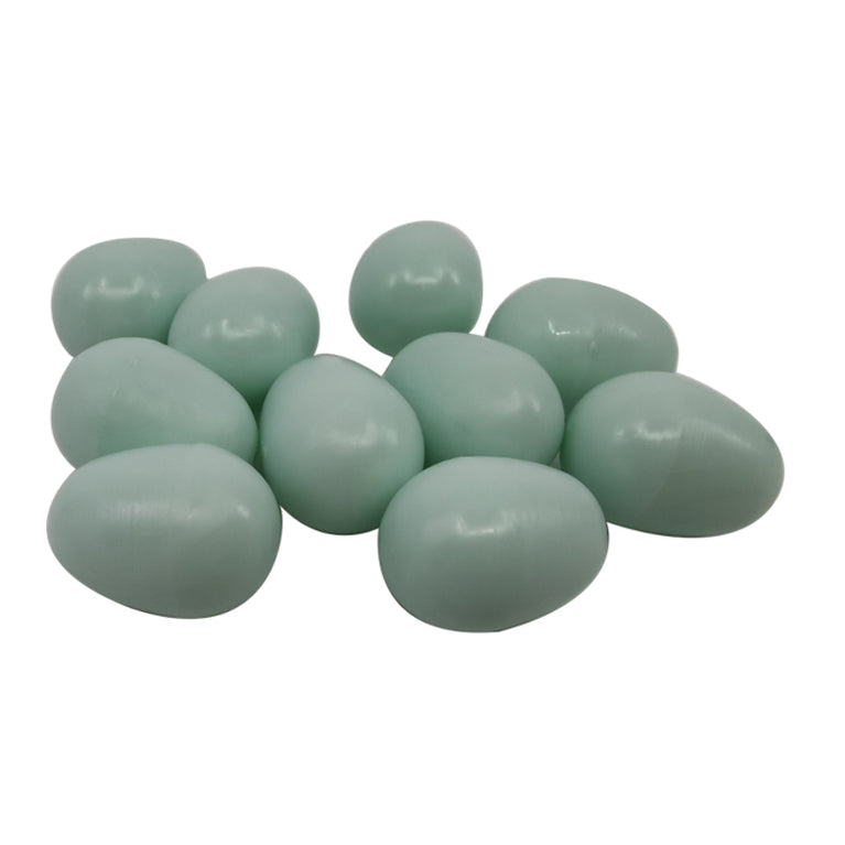 UOVA FINTE IN PLASTICA PER CANARINI, FRINGILLIDI, ESOTICI E SPINUS