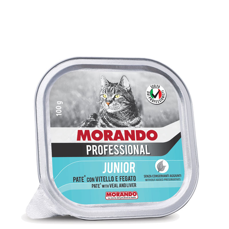 Morando Professional JUNIOR PATÈ GATTO CON VITELLO E FEGATO