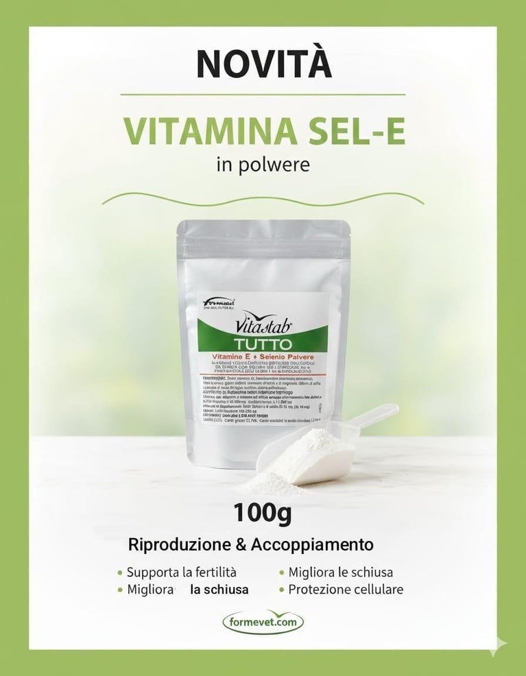 Vitastab® Tutto Vitamina E + Selenio Polvere 100g