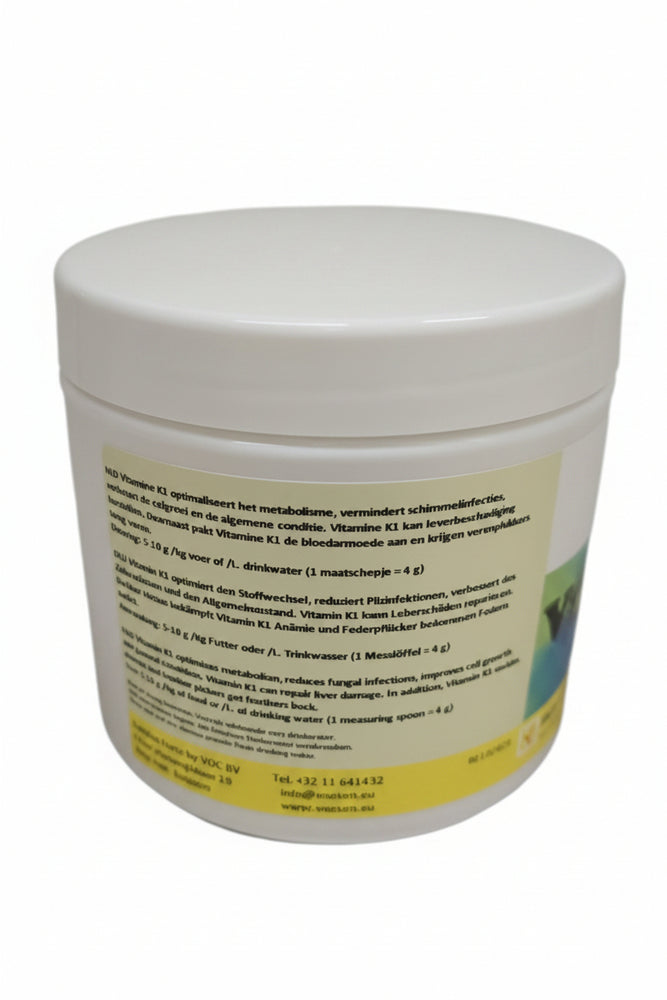 AviMax Forte Vitamina K1 – Integratore per Fegato, Piumaggio e Metabolismo degli Uccelli - Sanny Passione Ornitologica