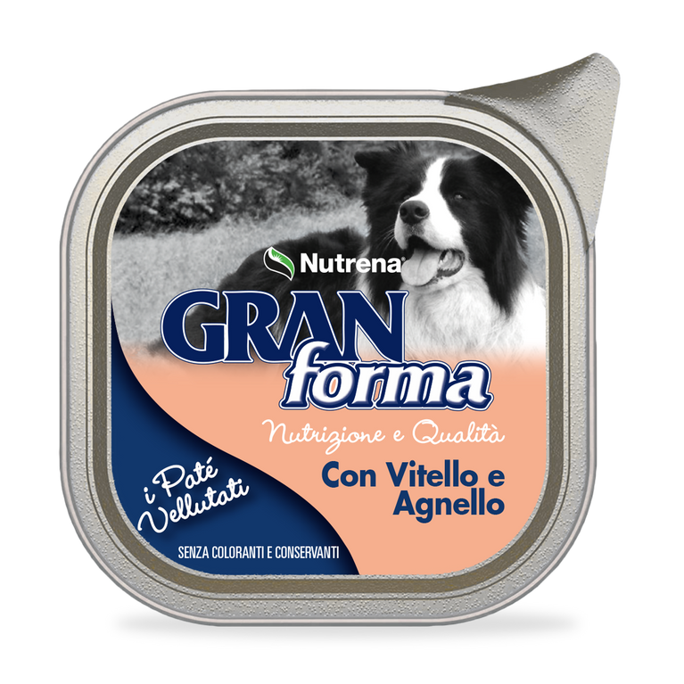PATè DOG VITELLO E AGNELLO GRANFORMA 300GR