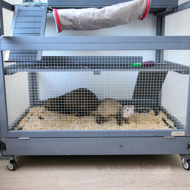 Grande gabbia per roditori, FURETTI - H164 cm - Jaq