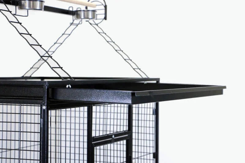 Gabbia ARA per pappagalli con trespolo esterno