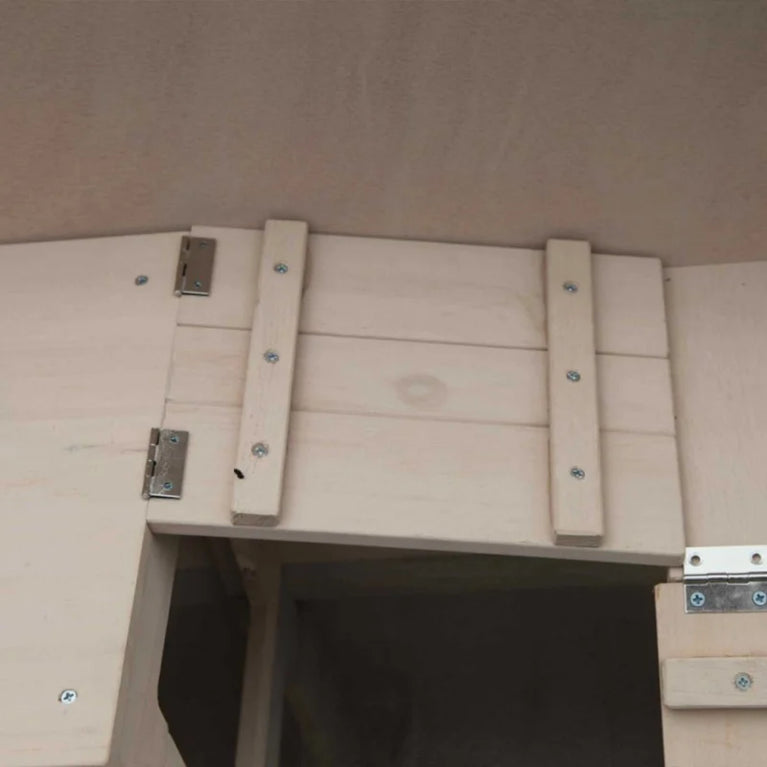 Conigliera per conigli Interno/Esterno su ruote - 115 cm - Zolia Janis