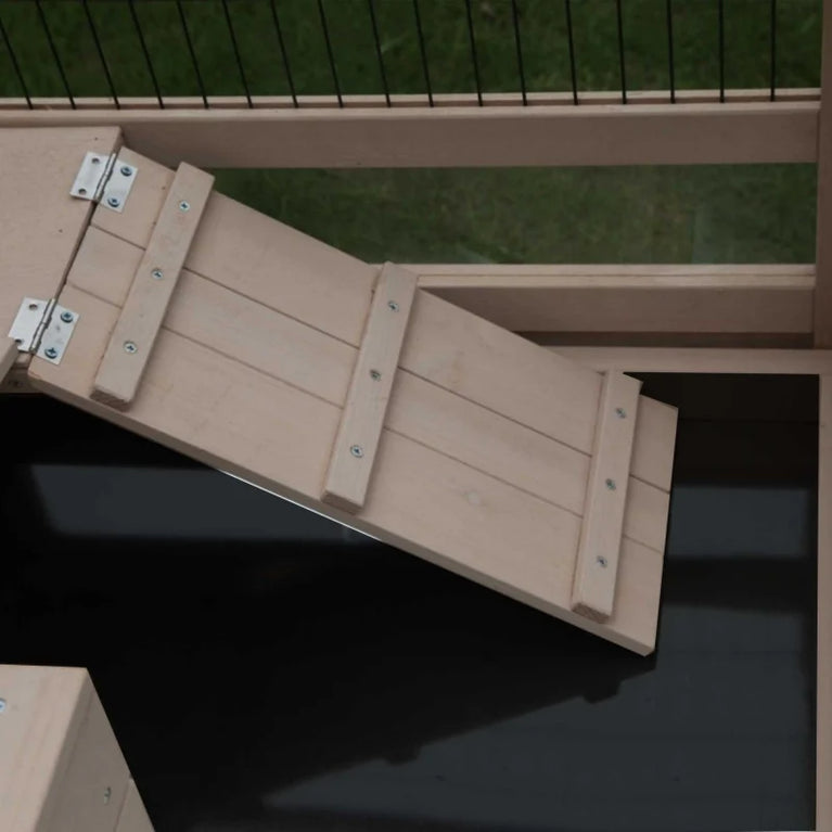 Conigliera per conigli Interno/Esterno su ruote - 115 cm - Zolia Janis