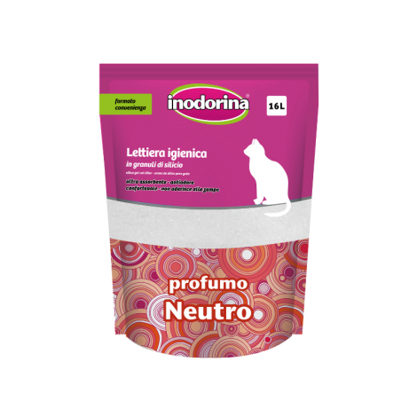 INODORINA LETTIERA IN SILICIO PROFUMO TALCO - Sanny Passione Ornitologica