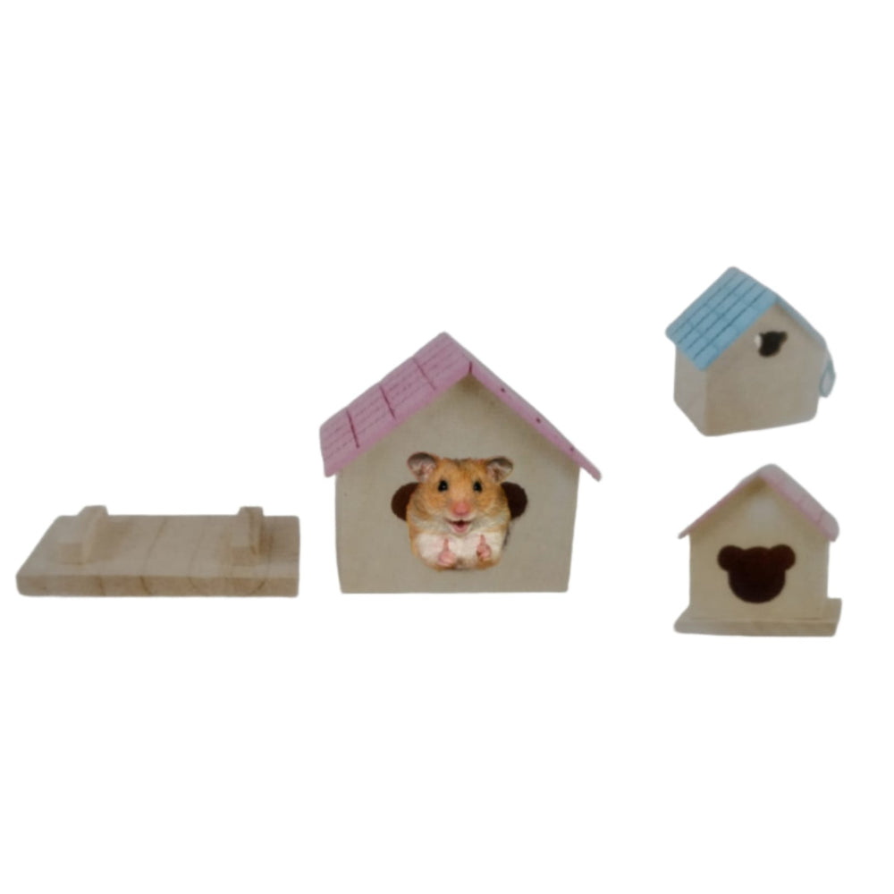 CASETTA IN LEGNO  PER CRICETI