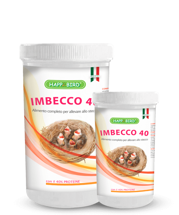 IMBECCO canarini, esotici 40% di proteine grezze - Sanny Passione Ornitologica