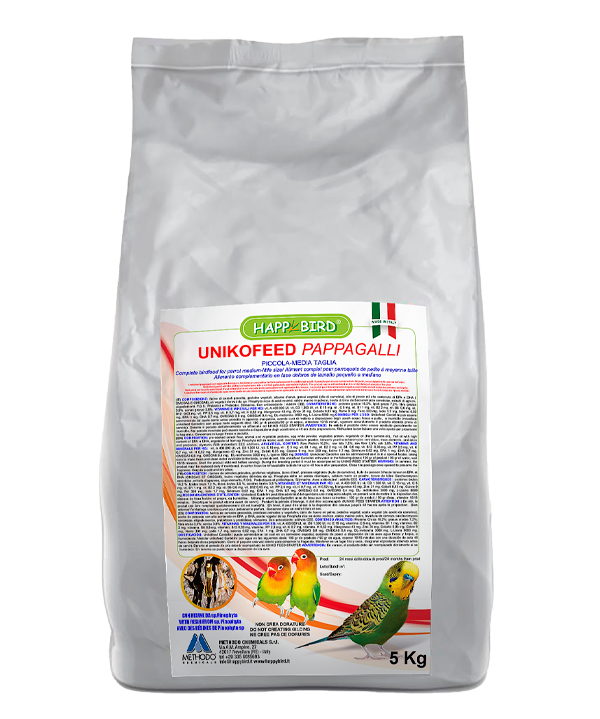 UNIKOFEED PAPPAGALLI piccola e media taglia - Sanny Passione Ornitologica