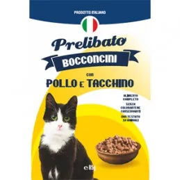 Tutti gli alimenti Unipro sono PRODOTTI IN ITALIA: certezza e garanzia di assoluta qualità. Utilizziamo come materie prime carni di alta qualità, ricche di proteine. Ogni porzione contiene carne scelta estremamente nutriente, in forma altamente digeribile per donare all’animale il massimo della salute e della vitalità. Gusto pollo e tacchino