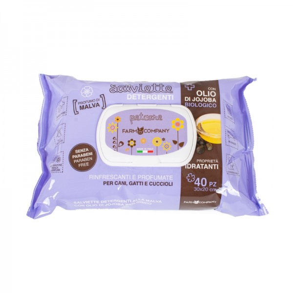 SALVIETTE DETERGENTI PER CANI,GATTI E CUCCIOLI