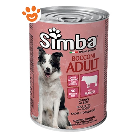 Simba Dog Bocconcini Adult 415g – Umido per Cani Adulti Vari Gusti