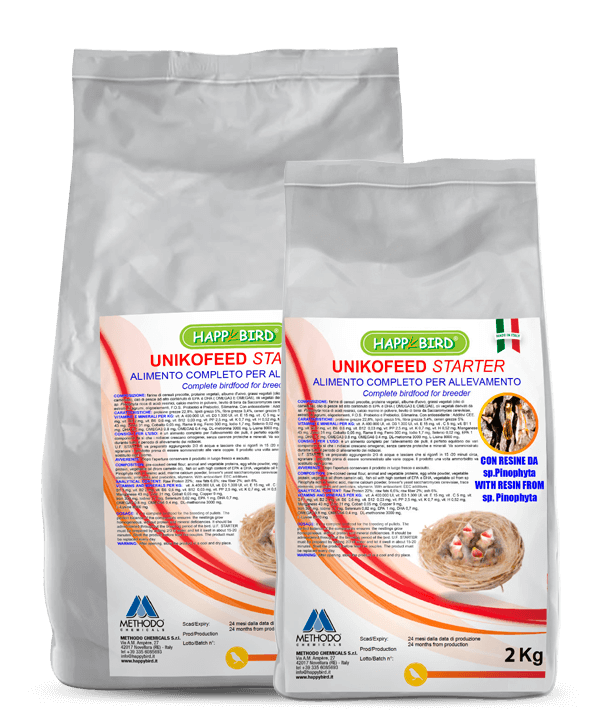 UNIKO FEED STARTER ALIMENTO COMPLETO PER ALLEVAMENTO - Sanny Passione Ornitologica