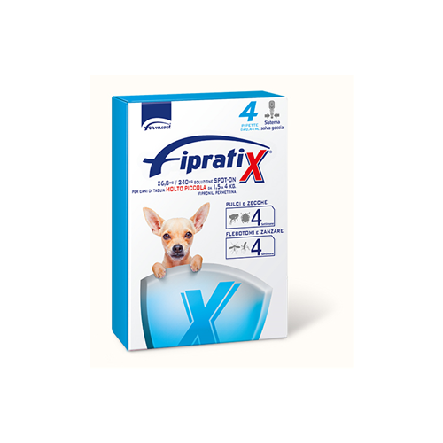 FiIPRATIX® SOLUZIONE SPOT-ON PER CANI DI TAGLIA MOLTO PICCOLA (TOYS) - Sanny Passione Ornitologica