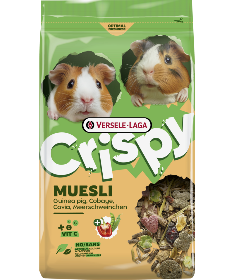 Versele-Laga Crispy Cavia Muesli – Mangime per Porcellini d'India