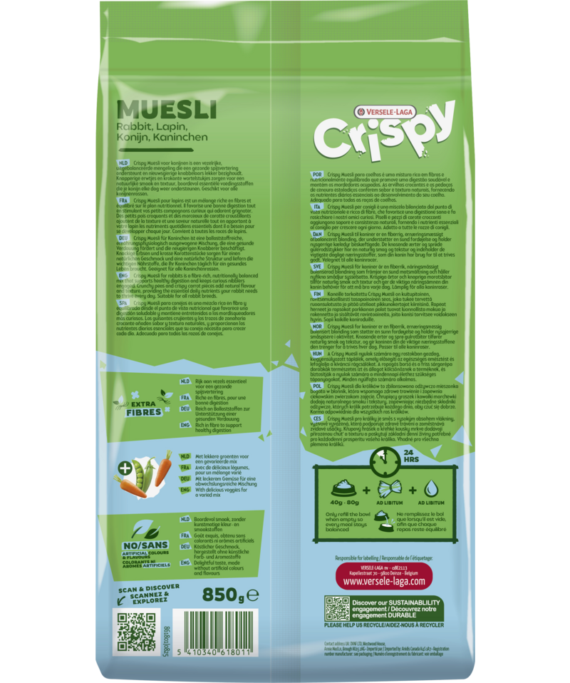 Crispy Muesli Rabbit - Sanny Passione Ornitologica