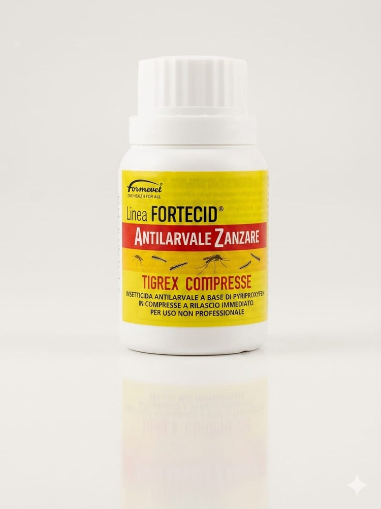 Fortecid TIGREX® Compresse Antilarvale Zanzare – Pyriproxyfen 20g