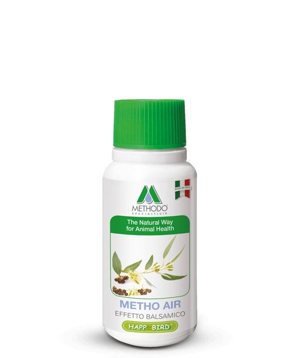 METHO AIR Estratto di origano, Estratto di Eucalypto, Estratto di Menta Piperita, Estratto di (cannella).  250ml - Sanny Passione Ornitologica
