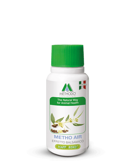 METHO AIR Estratto di origano, Estratto di Eucalypto, Estratto di Menta Piperita, Estratto di (cannella).  250ml - Sanny Passione Ornitologica