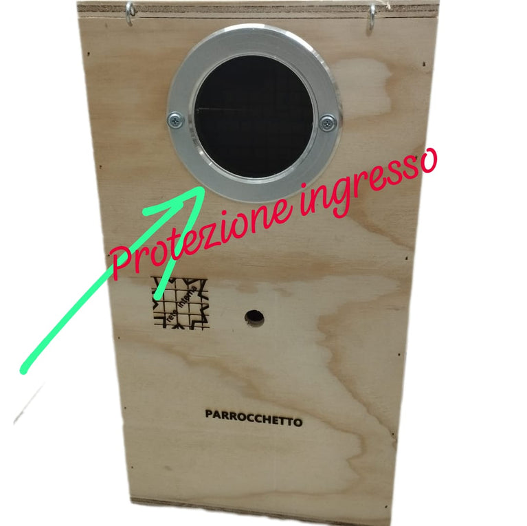 Nido Parrocchetto rinforzato con RETE interna - Sanny Passione Ornitologica